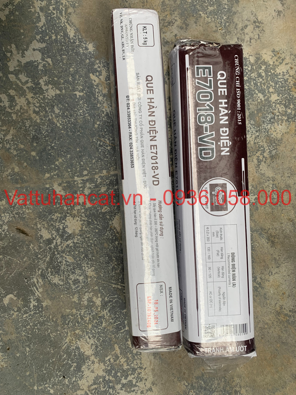 Que hàn chịu lực Việt đức E7018-VD