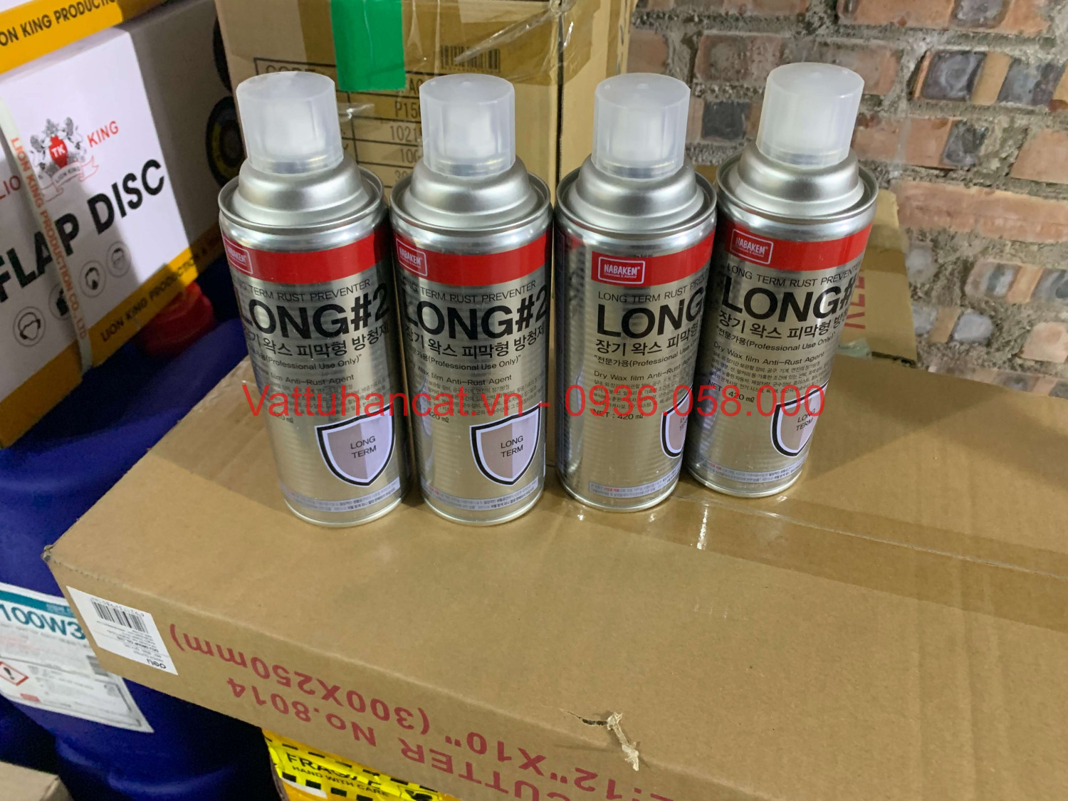 Hóa chất làm sạch và chống gỉ sét Long#2 Nabakem