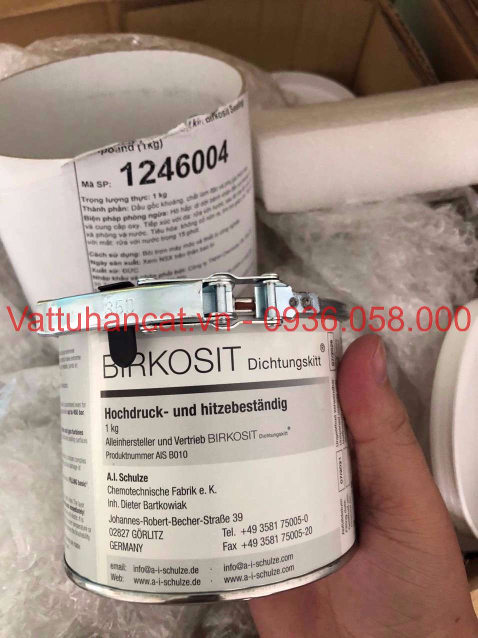 Keo dán tuabin Birkosit Dichtungskitt 1kg