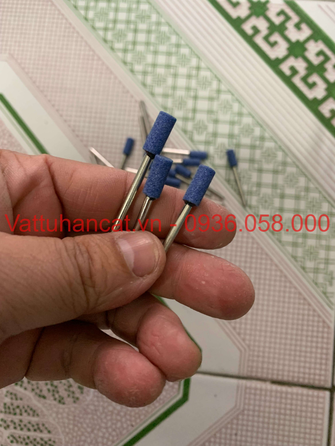 mũi đá mài hình trụ trục 3mm